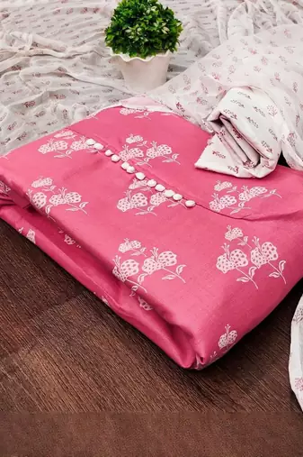 printed unstitched dress material