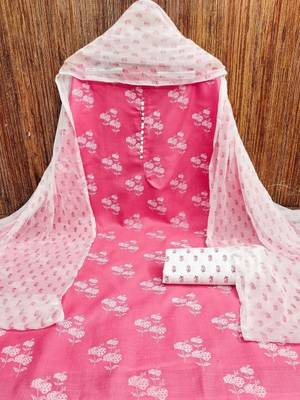 printed unstitched dress material 2