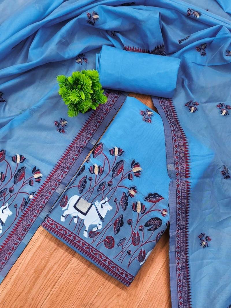 printed unstitched dress material