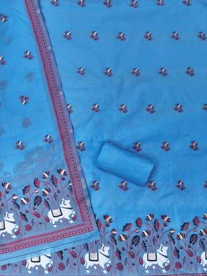 printed unstitched dress material 3