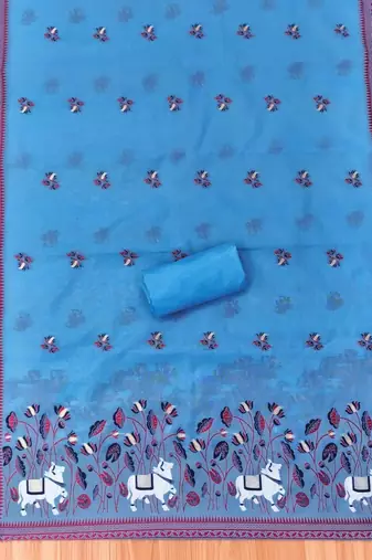 printed unstitched dress material