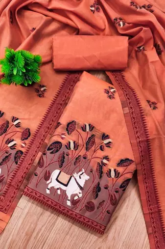 printed unstitched dress material