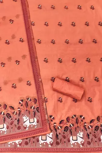 printed unstitched dress material