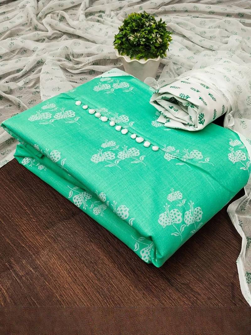 printed cotton dress material
