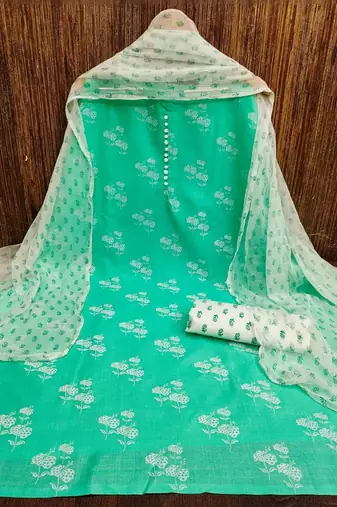 printed cotton dress material