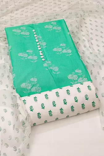 printed cotton dress material