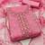 floral embroidered sequinned organza unstitched dress material