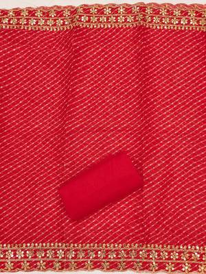 women embroidered unstitched dress material 4