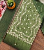 embroidered unstitched dress material
