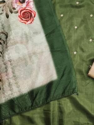 embroidered unstitched dress material 4