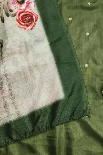 embroidered unstitched dress material