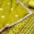 bandhani printed beads & stones unstitched dress material