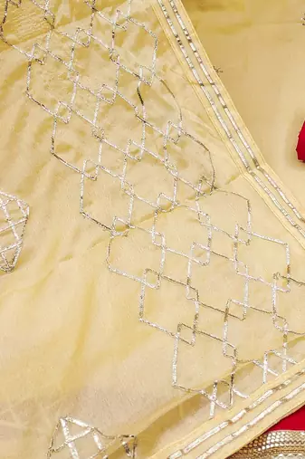 embroidered unstitched dress material