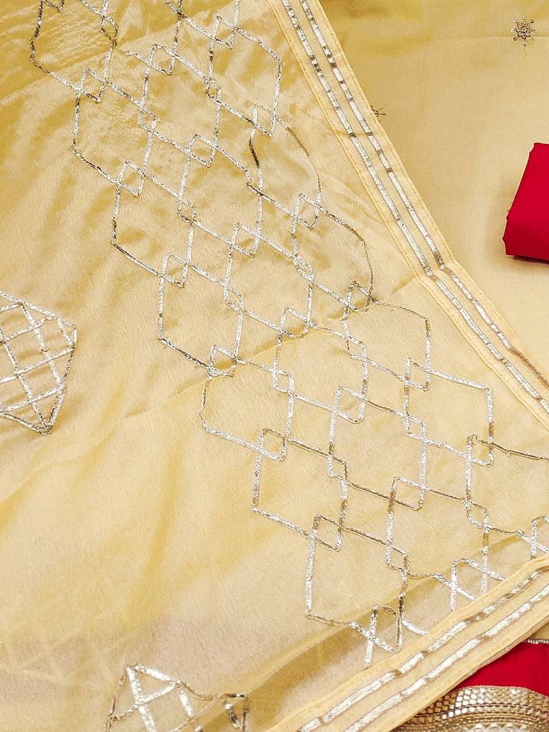 embroidered unstitched dress material