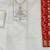off white floral woven design unstitched dress material