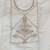 off white floral woven design unstitched dress material