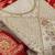 grey & red unstitched dress material
