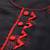 black & red printed unstitched dress material