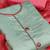 green & red embroidered unstitched dress material