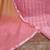 pink & mustard embroidered unstitched dress material