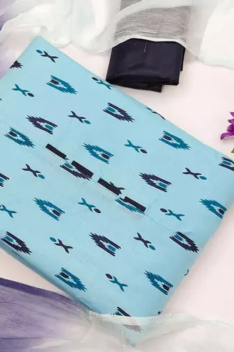 printed unstitched dress material