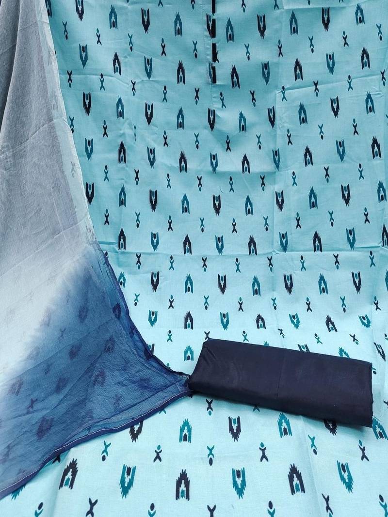 printed unstitched dress material