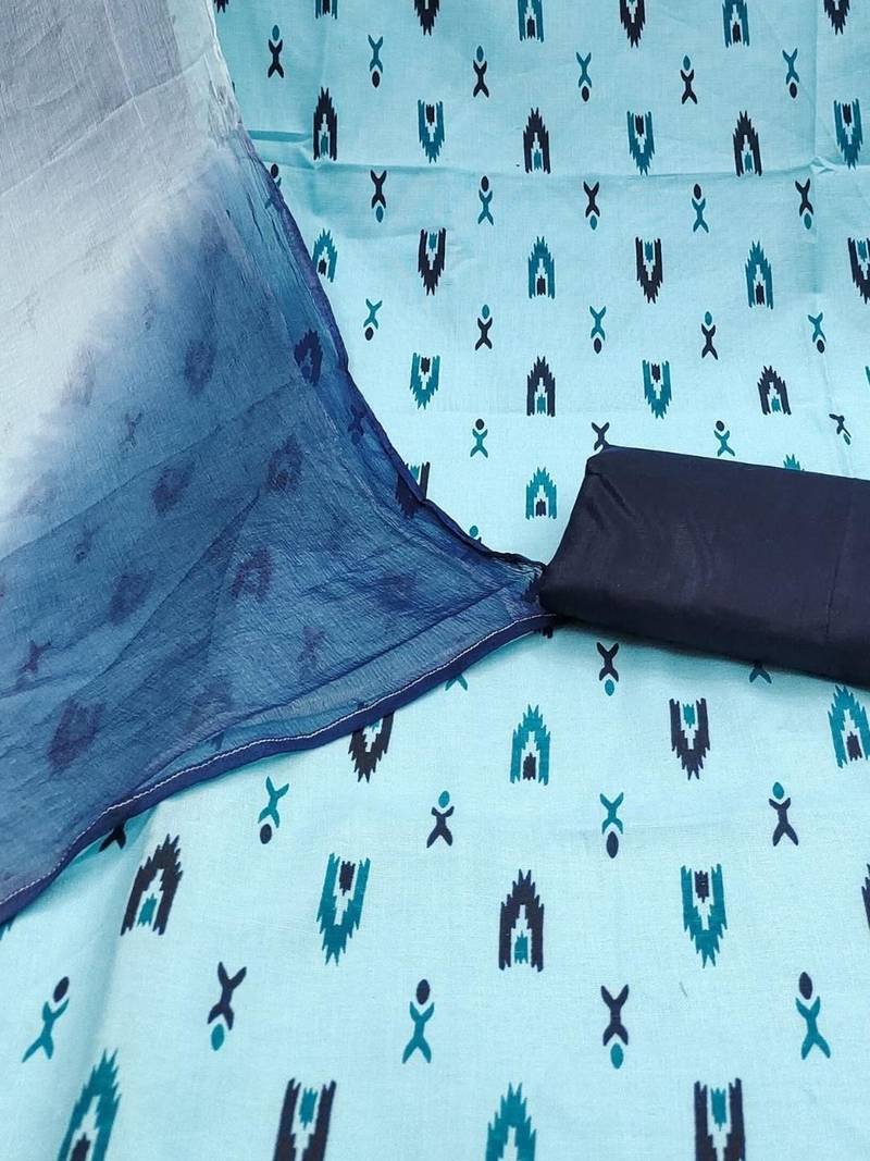 printed unstitched dress material