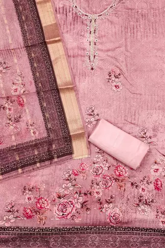 printed unstitched dress material