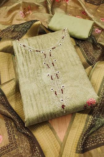 printed unstitched dress material