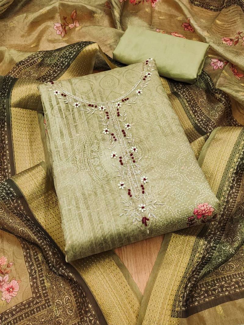 printed unstitched dress material