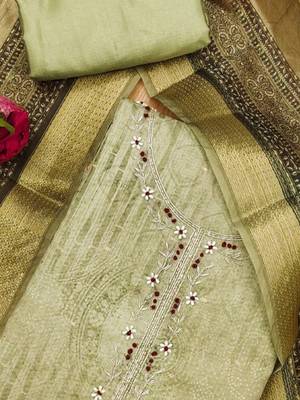 printed unstitched dress material 2