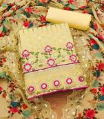 embroidered unstitched dress material