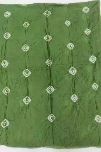 bandhani dyed unstitched dress material