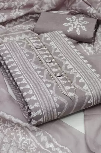 printed unstitched dress material