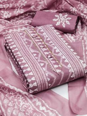 printed unstitched dress material 1
