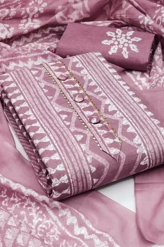 printed unstitched dress material