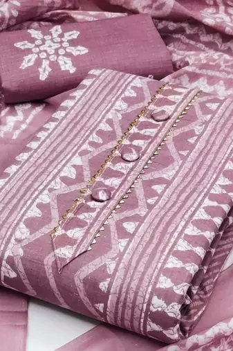printed unstitched dress material