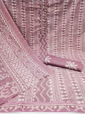 printed unstitched dress material 4
