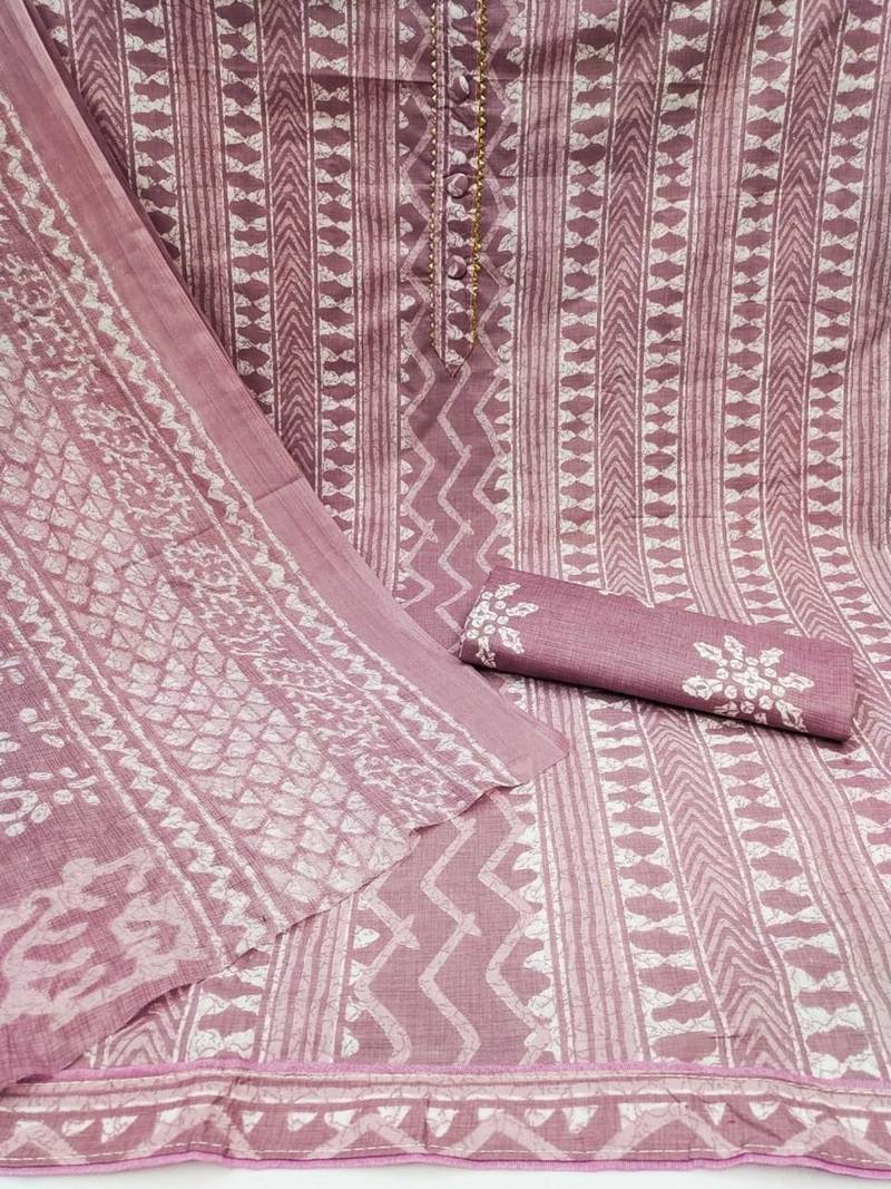 printed unstitched dress material