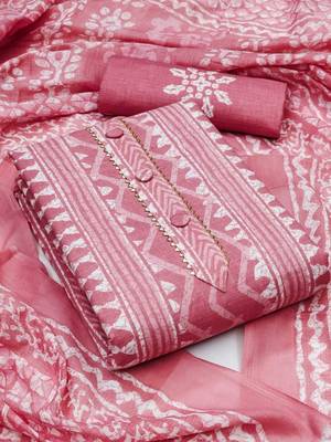 printed unstitched dress material 1