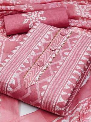 printed unstitched dress material 2