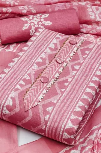 printed unstitched dress material