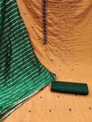 floral embroidered unstitched dress material 3