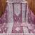 lavender chanderi embroidery work unstitched dress material