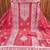pink chanderi embroidery work unstitched dress material