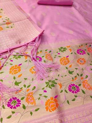 ethnic motifs woven design unstitched dress material 4