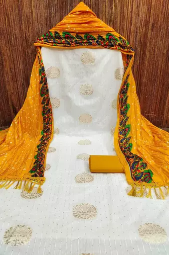 unstitched dress material