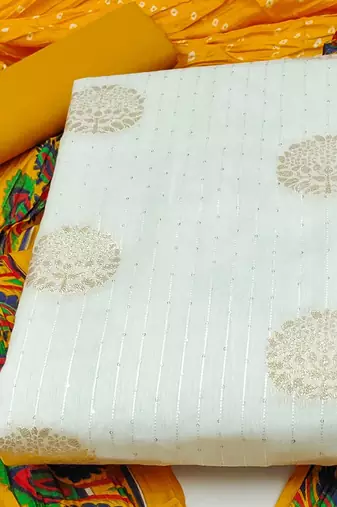 unstitched dress material