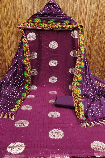 unstitched dress material