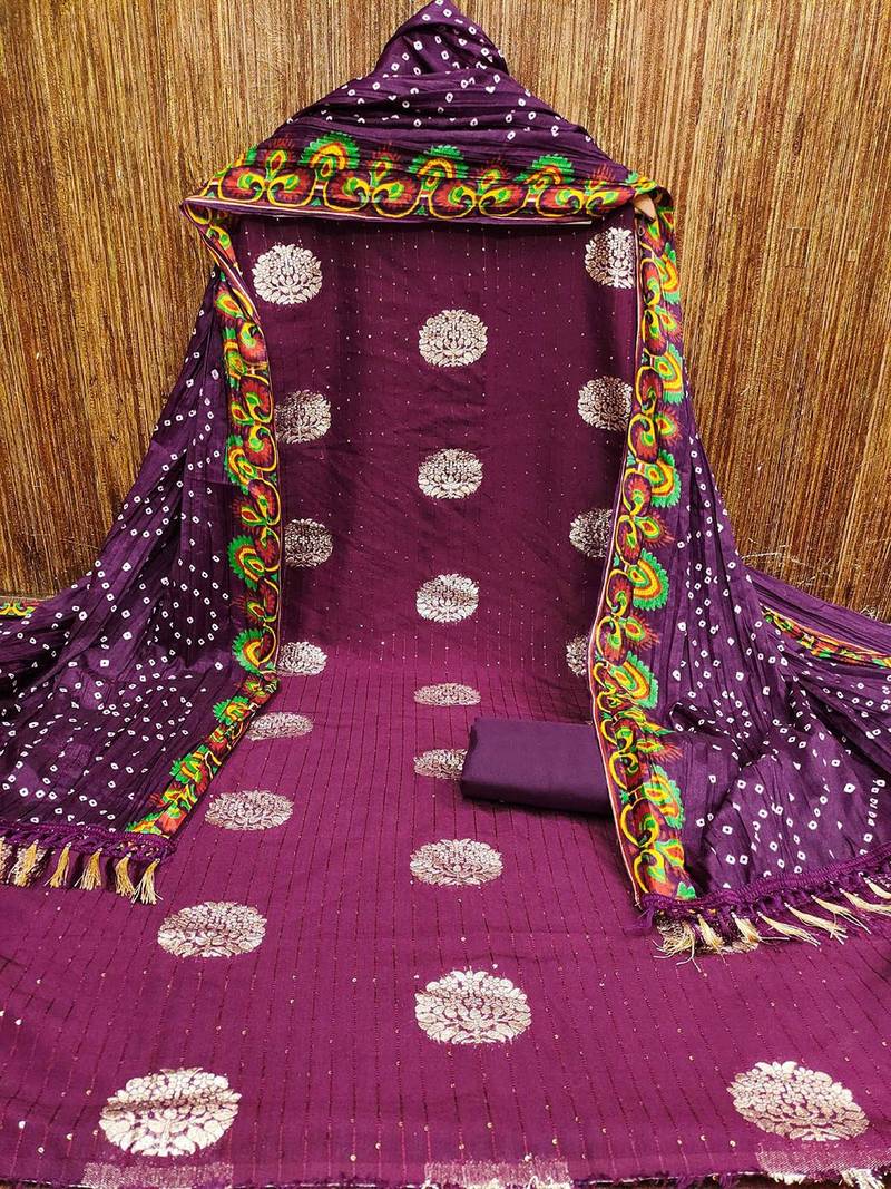 unstitched dress material